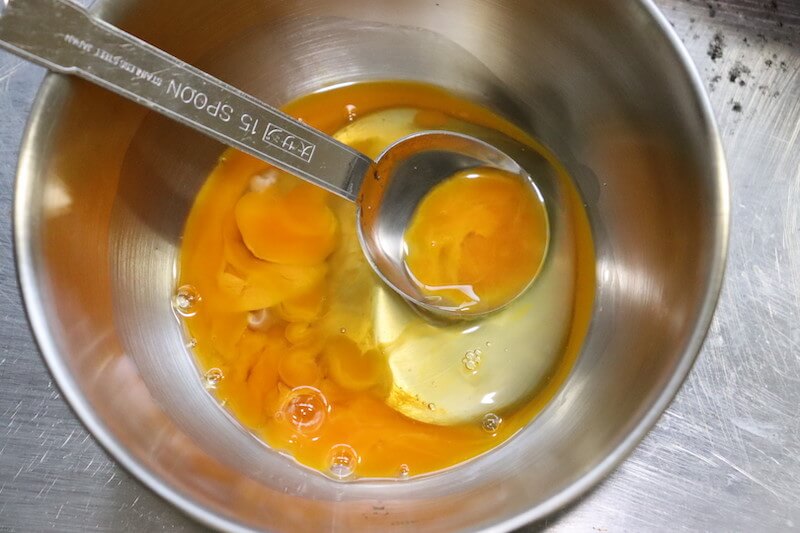 卵液を作る